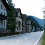 Die Strasse von Tinizong zum Julia-Pass, an dem das Haus steht.